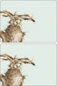 10608501 Pimpernel Набор подставок под горячее Pimpernel "Забавная фауна.Кролик" 40х29см, 4шт Пробка