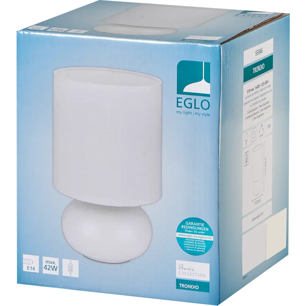 Настольная лампа Eglo Trondio, цвет белый STLM-2192277 - Вид №7