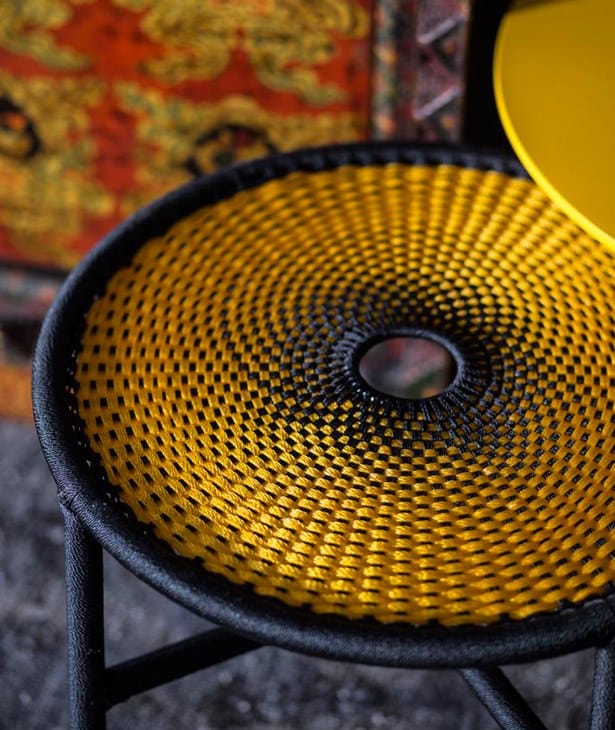 Журнальный столик из стали и цветной полиэтиленовой проволоки MOROSO M'afrique ARCH-00065234 - Вид №13