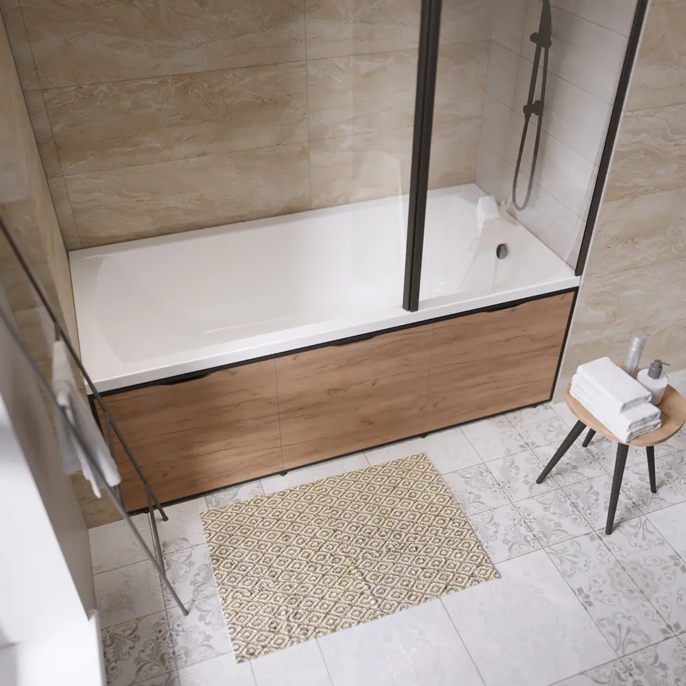 Экран под ванну 1Marka Urban откидной 54x170 см цвет дуб крафт золотой STLM-2064811 - Вид №7