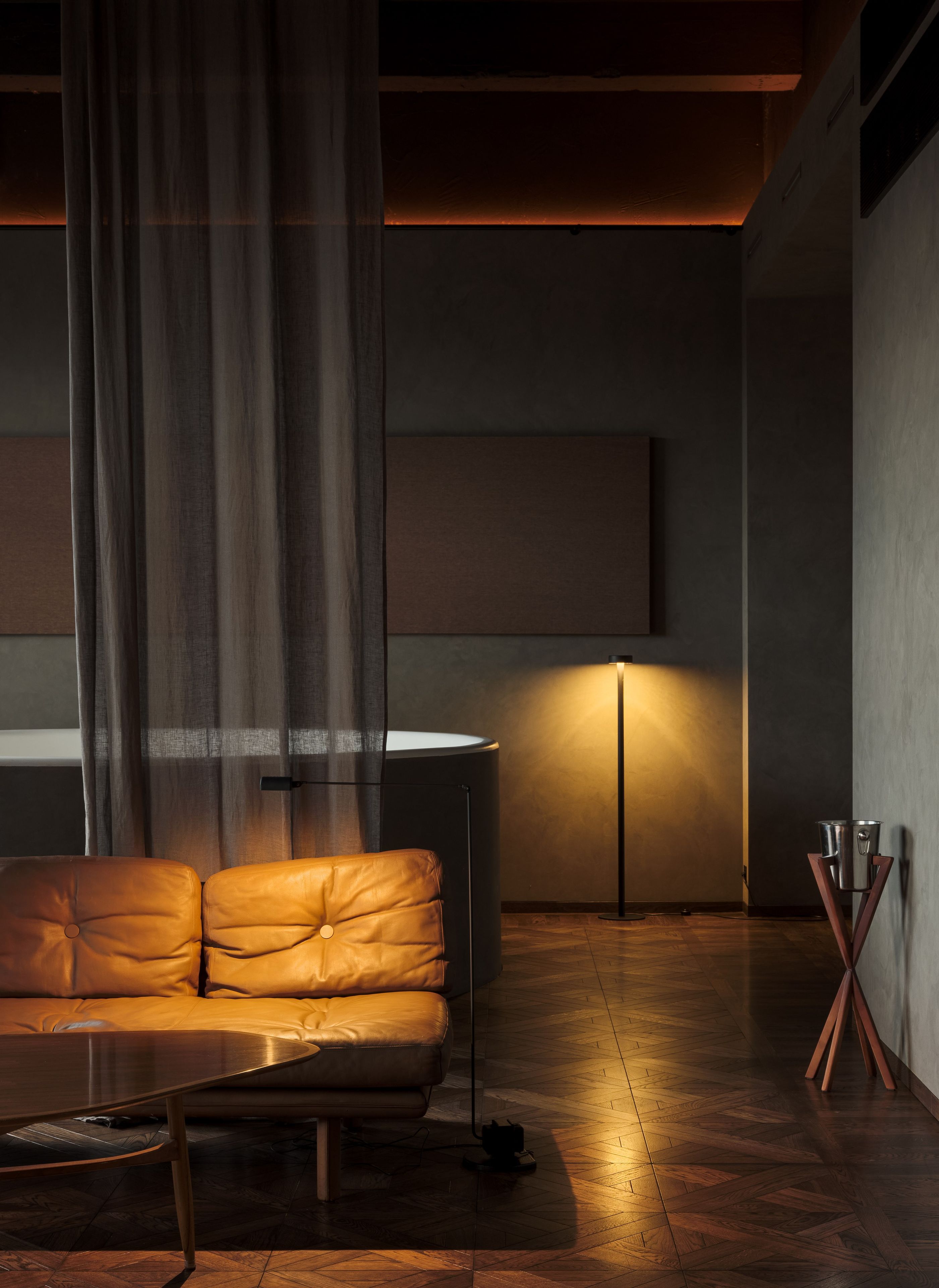 Стальная светодиодная напольная лампа Milan Iluminacion Peak Lane ARCH-00101077 - Вид №19