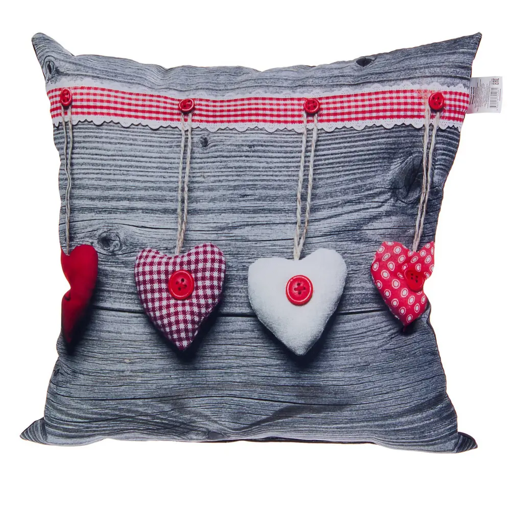 Подушка «Четыре сердца» 40х40 см SEASONS STLM-2182119