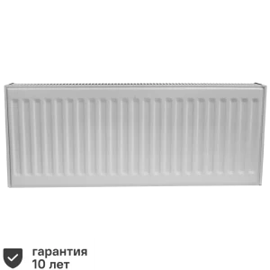 Радиатор Тепломир панельный 22 300x800 мм боковое подключение сталь цвет белый
