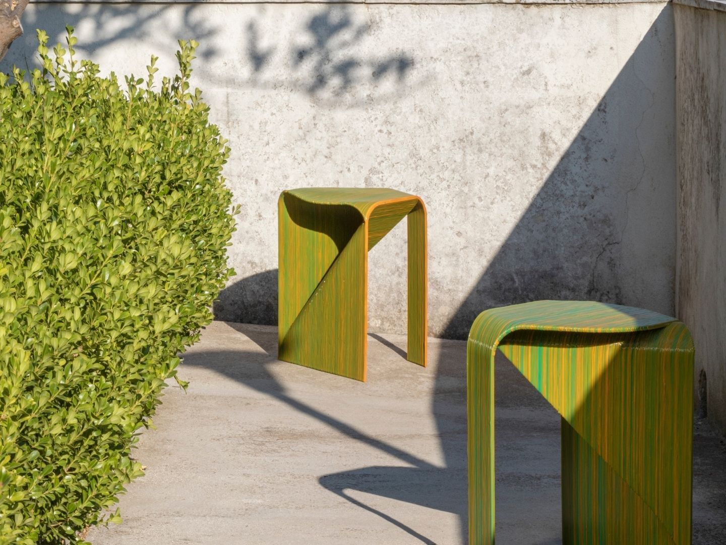 Пластиковый табурет с 3D-печатью Mediterranea Design ARZACHENA ARCH-00025160