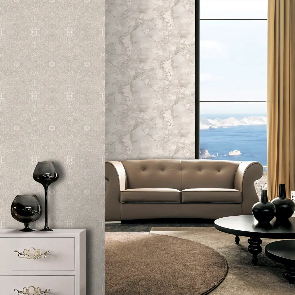 Обои флизелиновые Erismann Neochic бежевые 1.06 м 60050-02 Santreyd STLM-2162859 - Вид №3