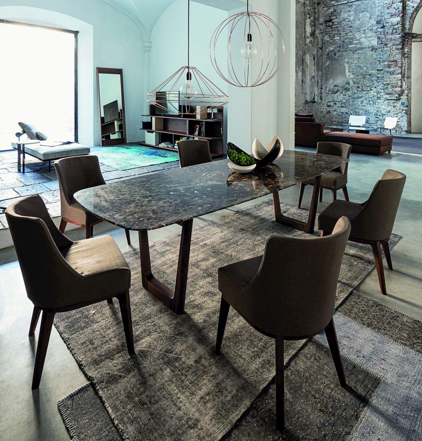 Мраморный обеденный стол Vibieffe 430 работа ARCH-00065174 - Вид №2