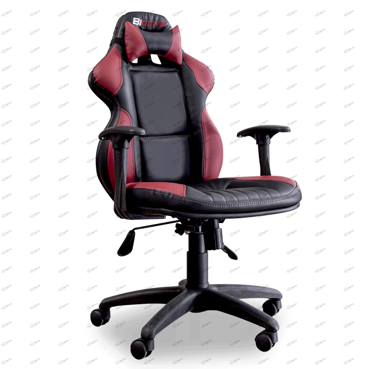Рабочее креcло на колесах с подлокотниками черное Bidrive CILEK CHAMPION RACER 00-3832277 Черный Santreyd 