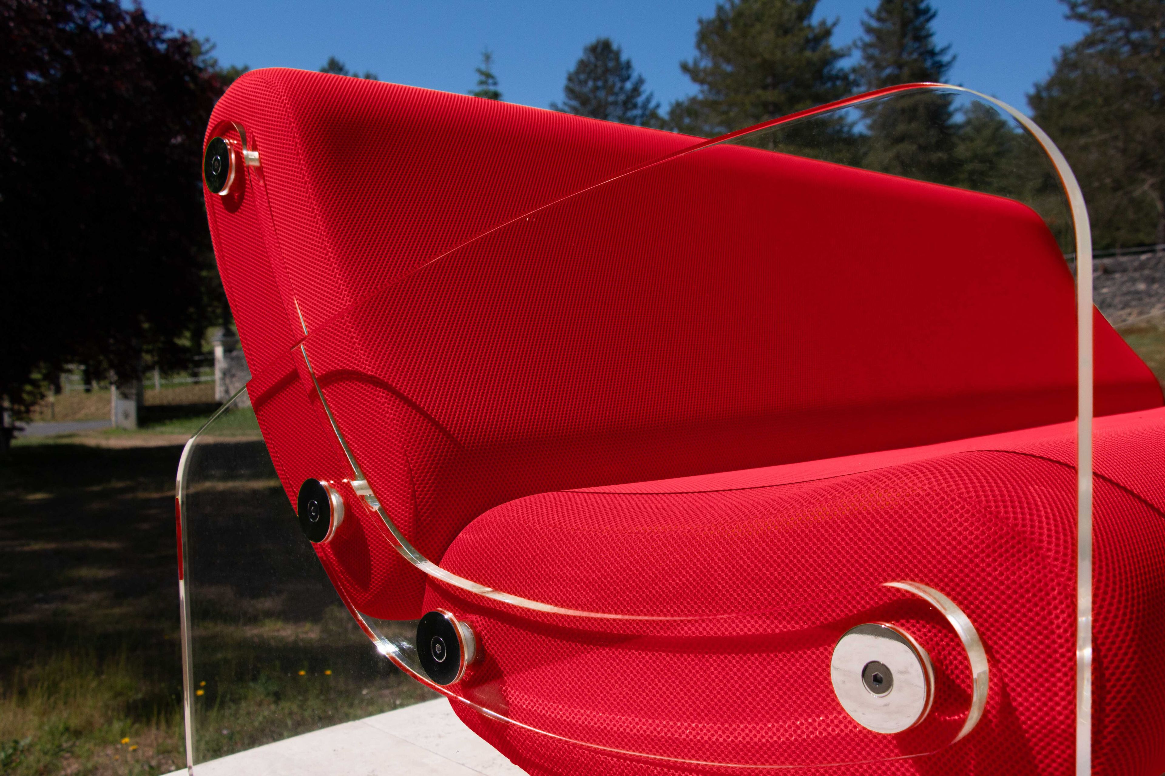 Кресло из ПММА и ткани с подлокотниками KUUMO MW03 ARCH-00087591 - Вид №8