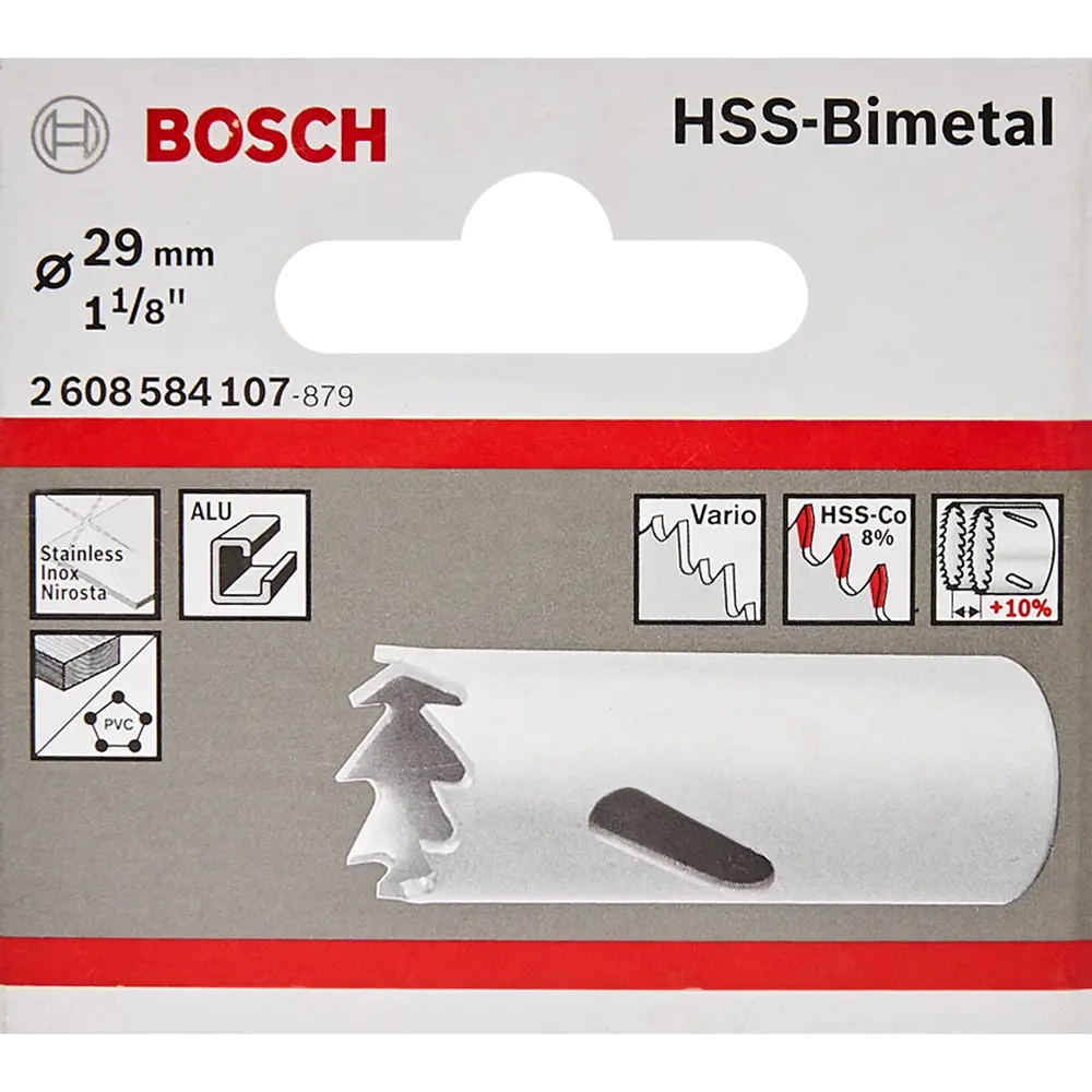 Коронка по стали биметаллическая Bosch 2608584107 29 мм BOSCH PROFESSIONAL STLM-2153897 - Вид №2