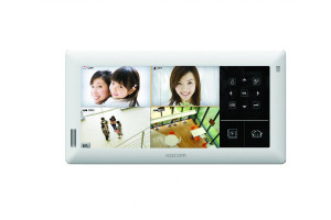 15895065 Цветной монитор видеодомофона без трубки hands-free KVR-A510 белый встроенный DVR СП16664 KOCOM