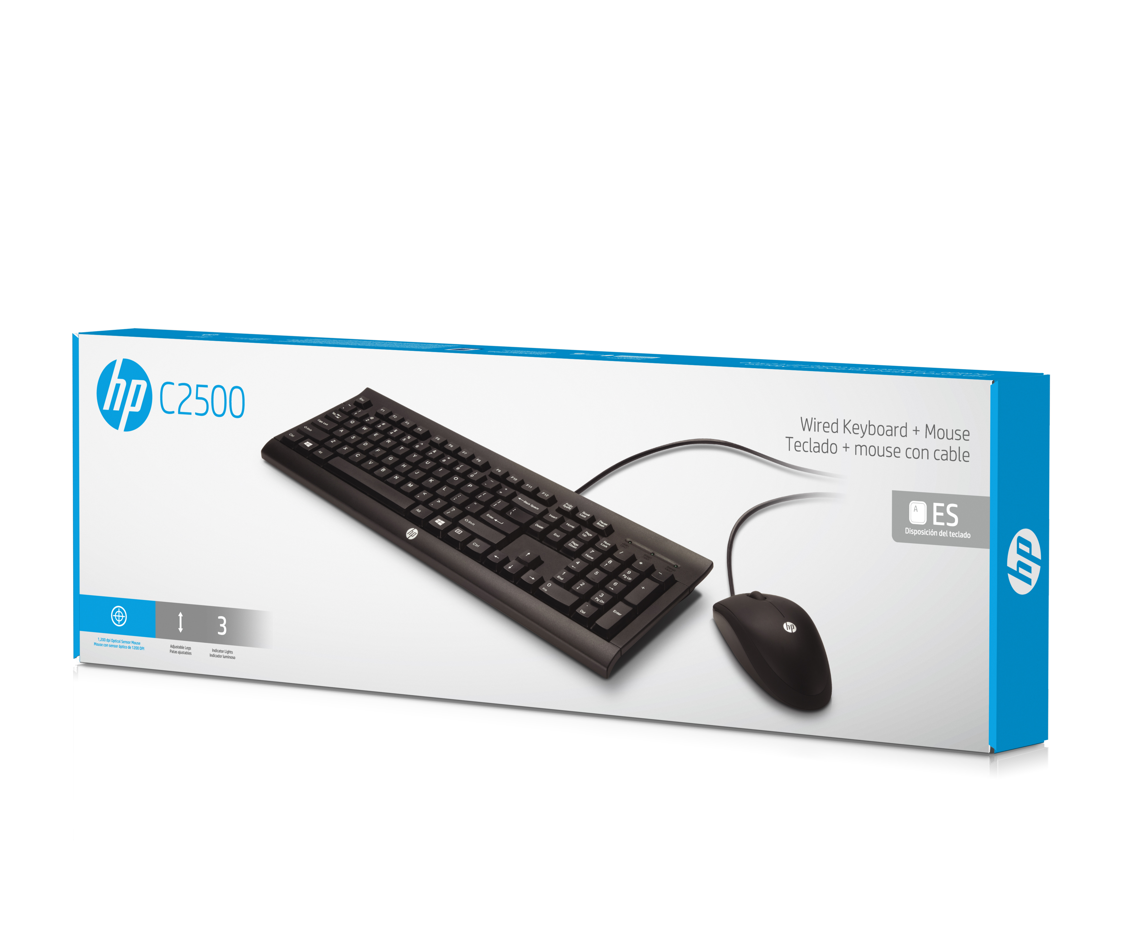 H3C53AA#ACB wired combo c2500 black HP Santreyd  - Вид №2