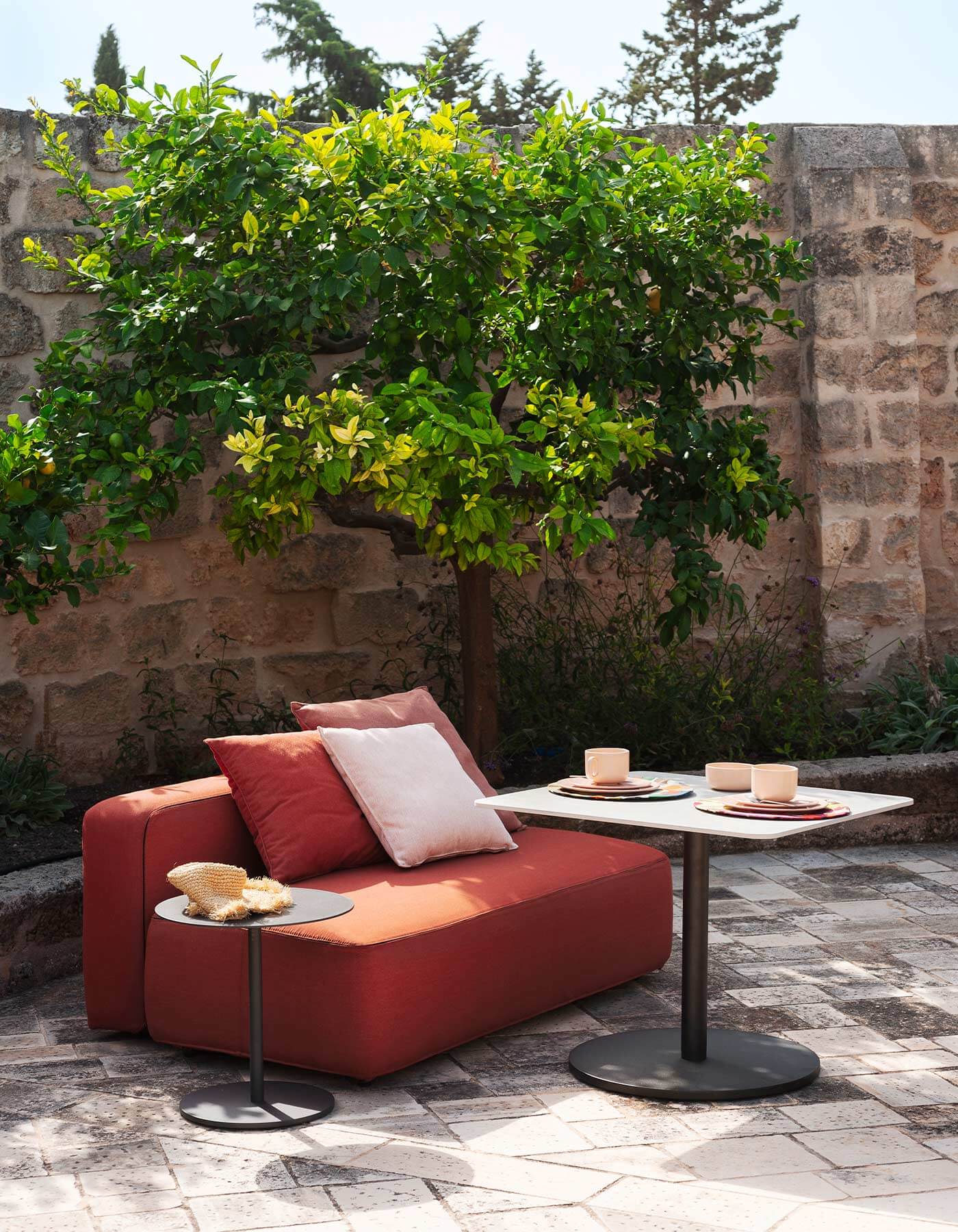 Ткань прямоугольный сад пуфик RODA ARCH-00081787 - Вид №2