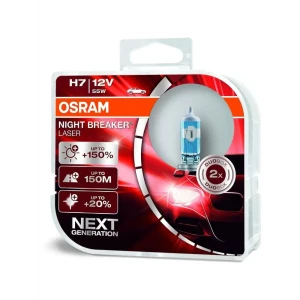 Автолампа галогенная OSRAM 64210NL-HCB Night Breaker Laser Н7 PX26d 12 В 55 Вт, 2 шт