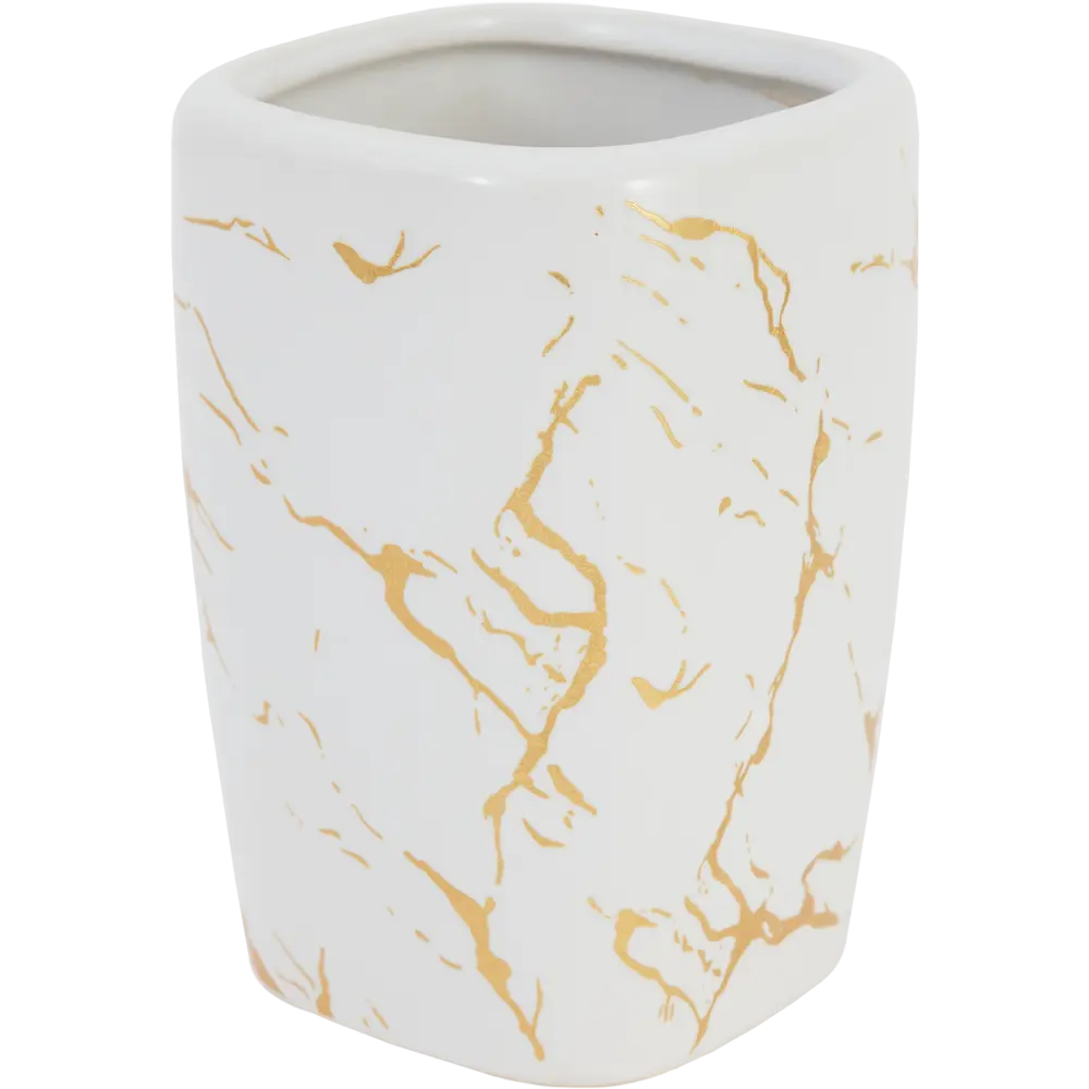 Стакан Vidage Marmo Dorato керамика цвет белый STLM-2161579