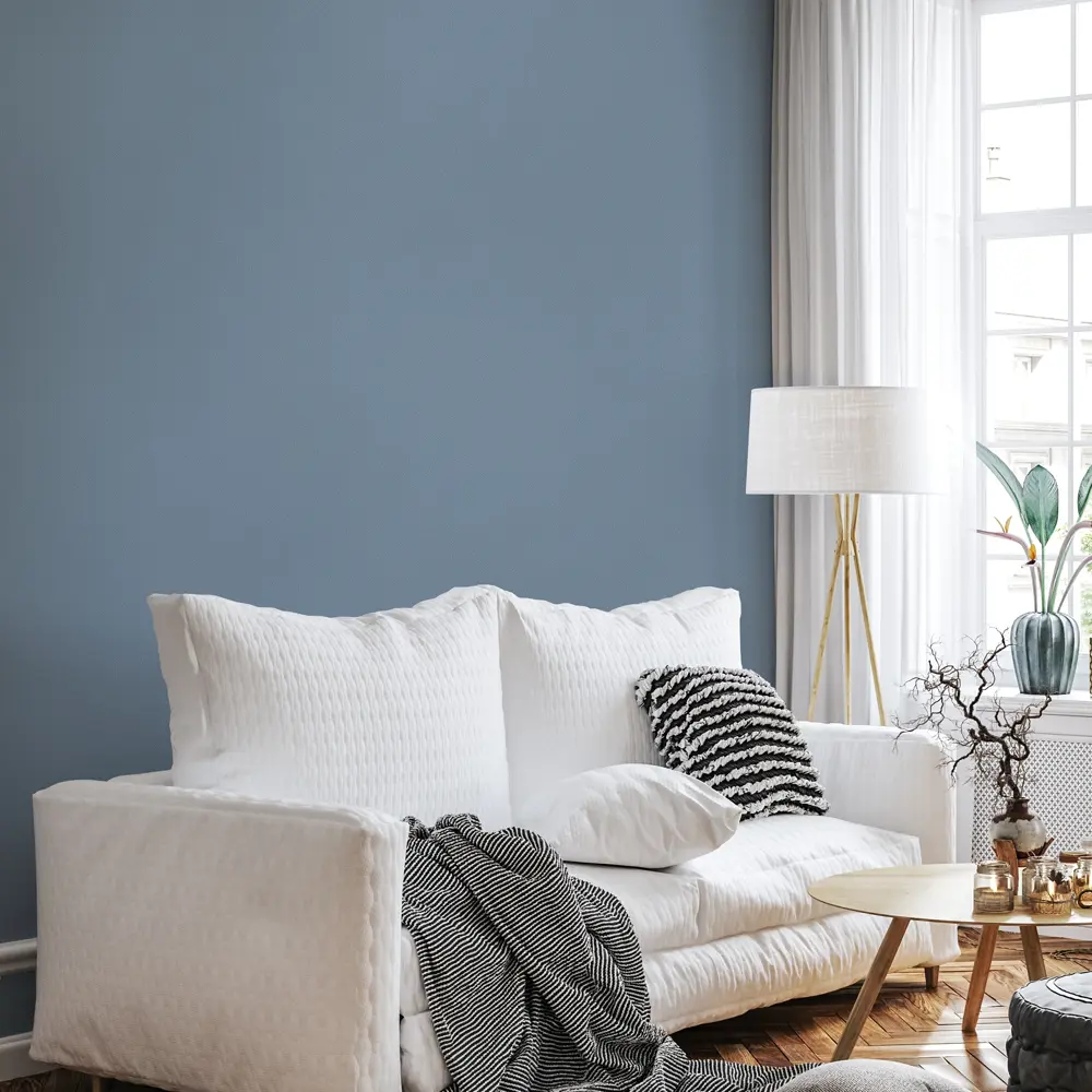 INSPIRE Pablo New - Флизелиновые обои светло-синие 1.06 м 86149621 STLM-0066494 - Вид №3