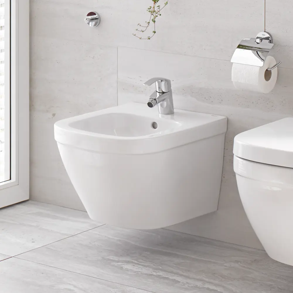 Биде подвесное Grohe Euro Ceramic 38х54 см STLM-2087463 - Вид №5