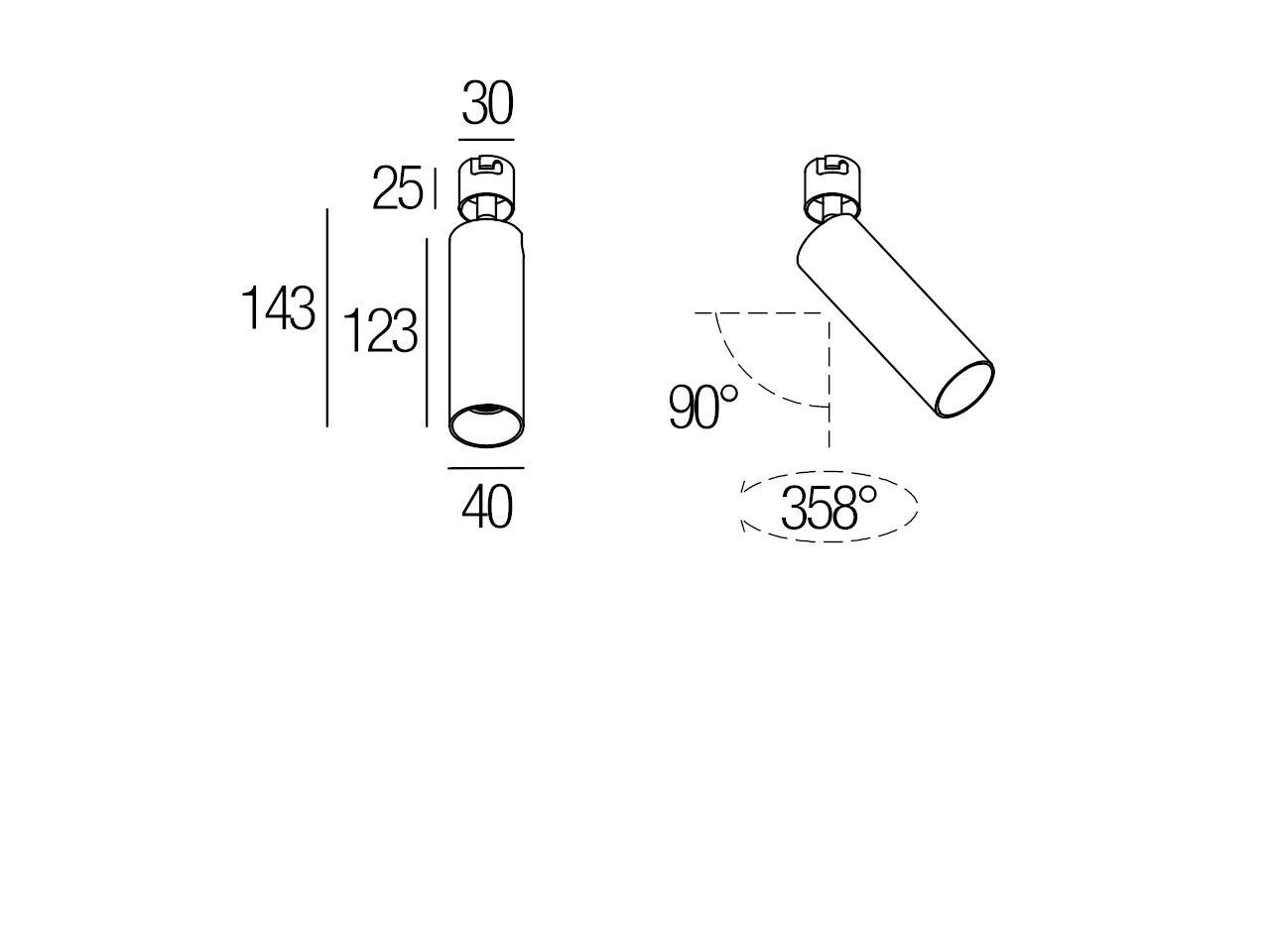 Регулируемый светодиодный прожектор Flexalighting MINIJOS F10 ARCH-00069468
