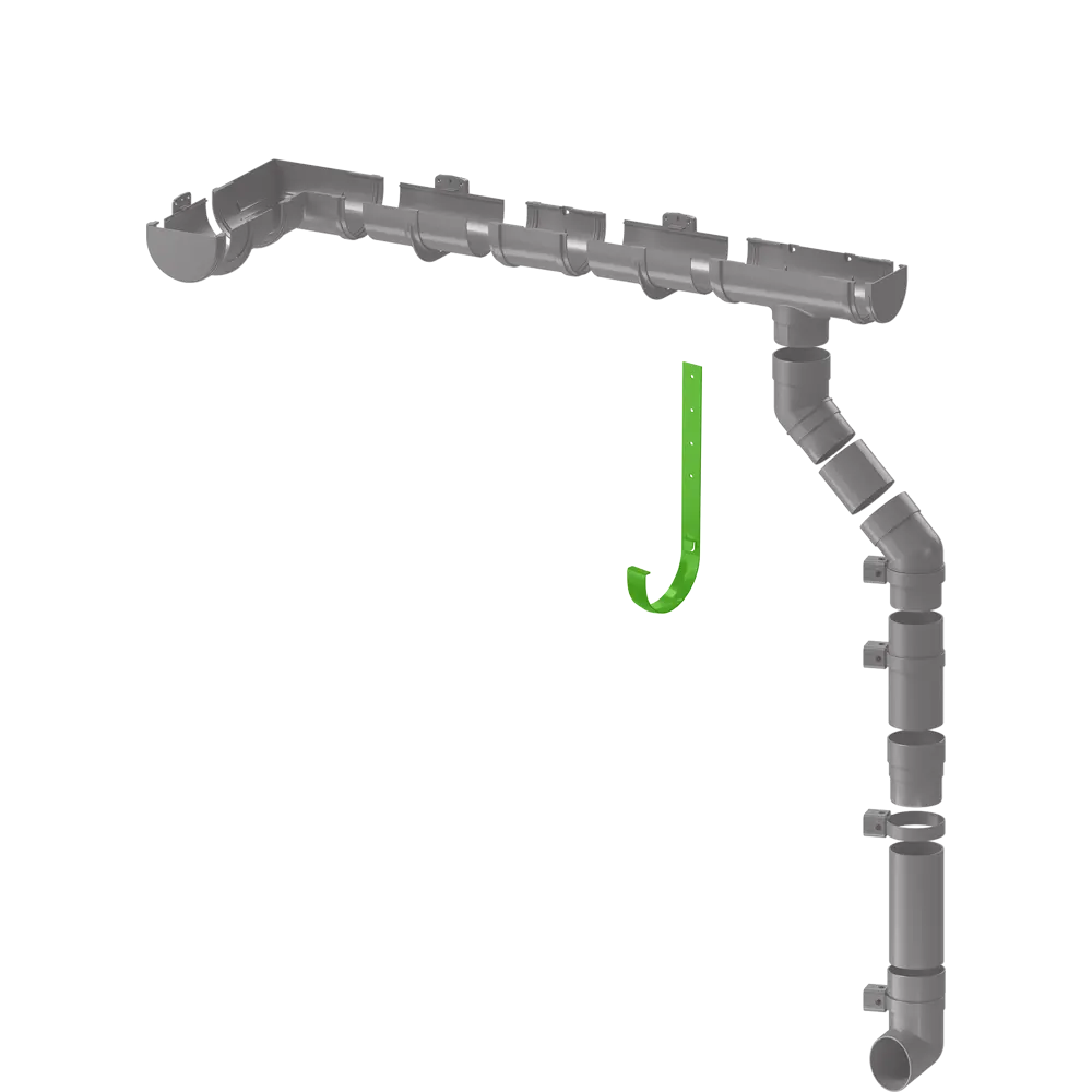 Кронштейн для желоба Dacha металл красный DÖCKE STLM-2099469 - Вид №1