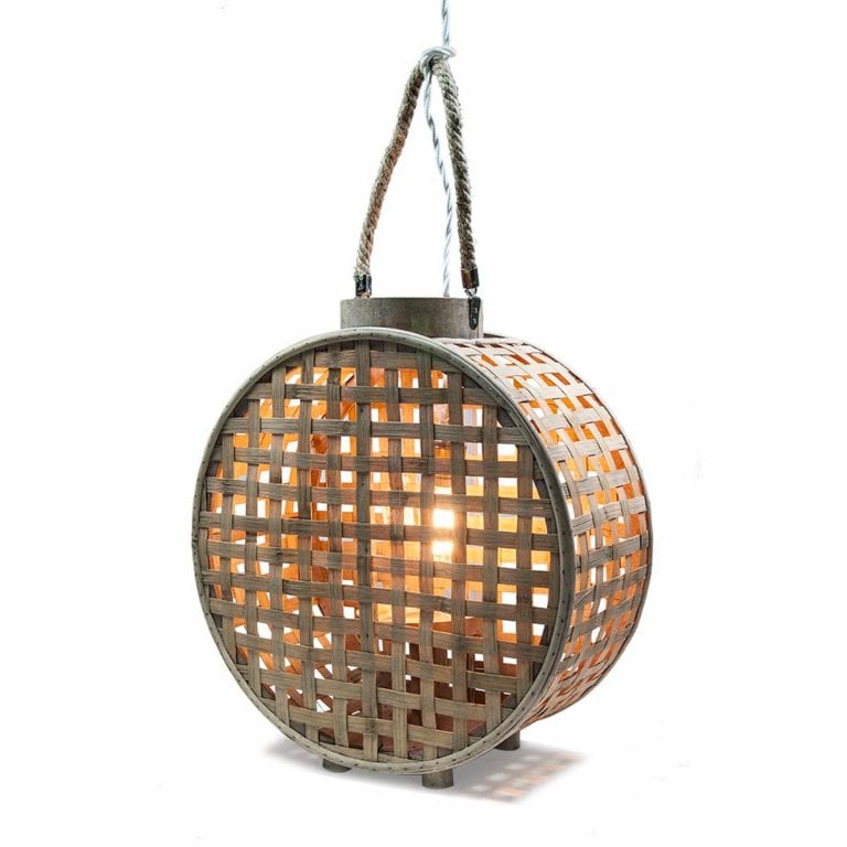 078909 Лампа-подсвечник из бамбука Francisco Segarra Irazu Santreyd  - Вид №1