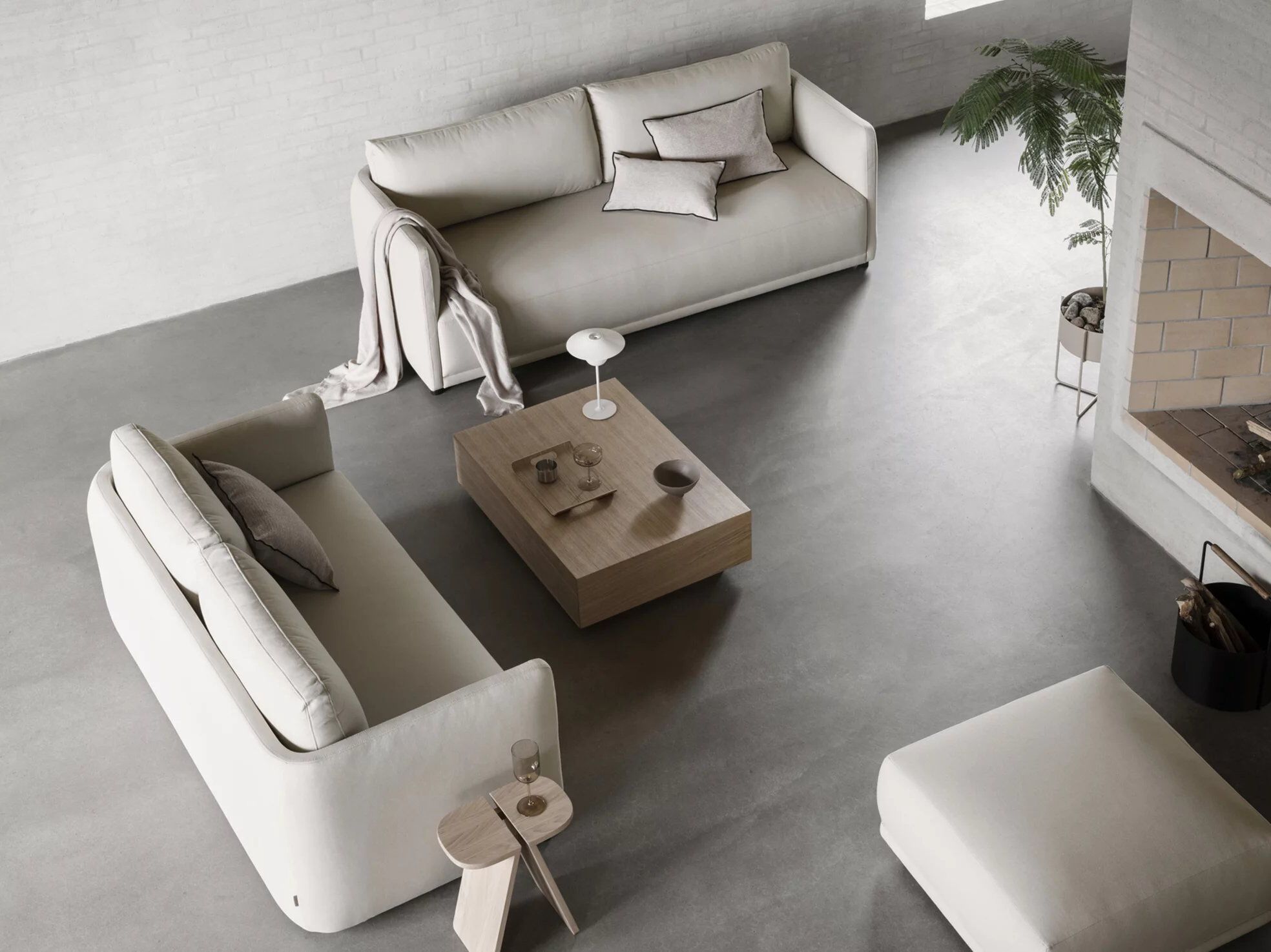 Прямоугольный журнальный столик из дуба blomus Goba ARCH-00037345 - Вид №4