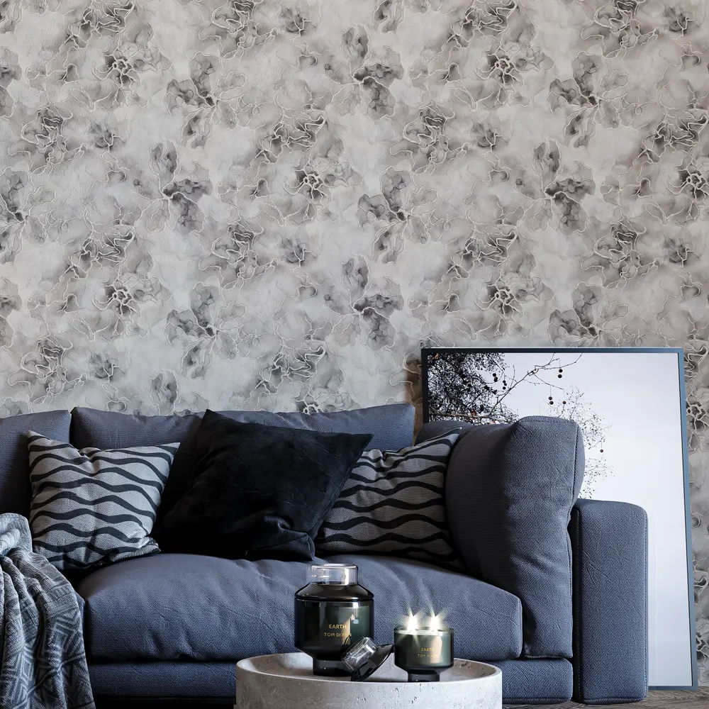 Обои флизелиновые Palitra Planet Roxana серые 1.06 м PP72193-42 STLM-2097152 - Вид №2