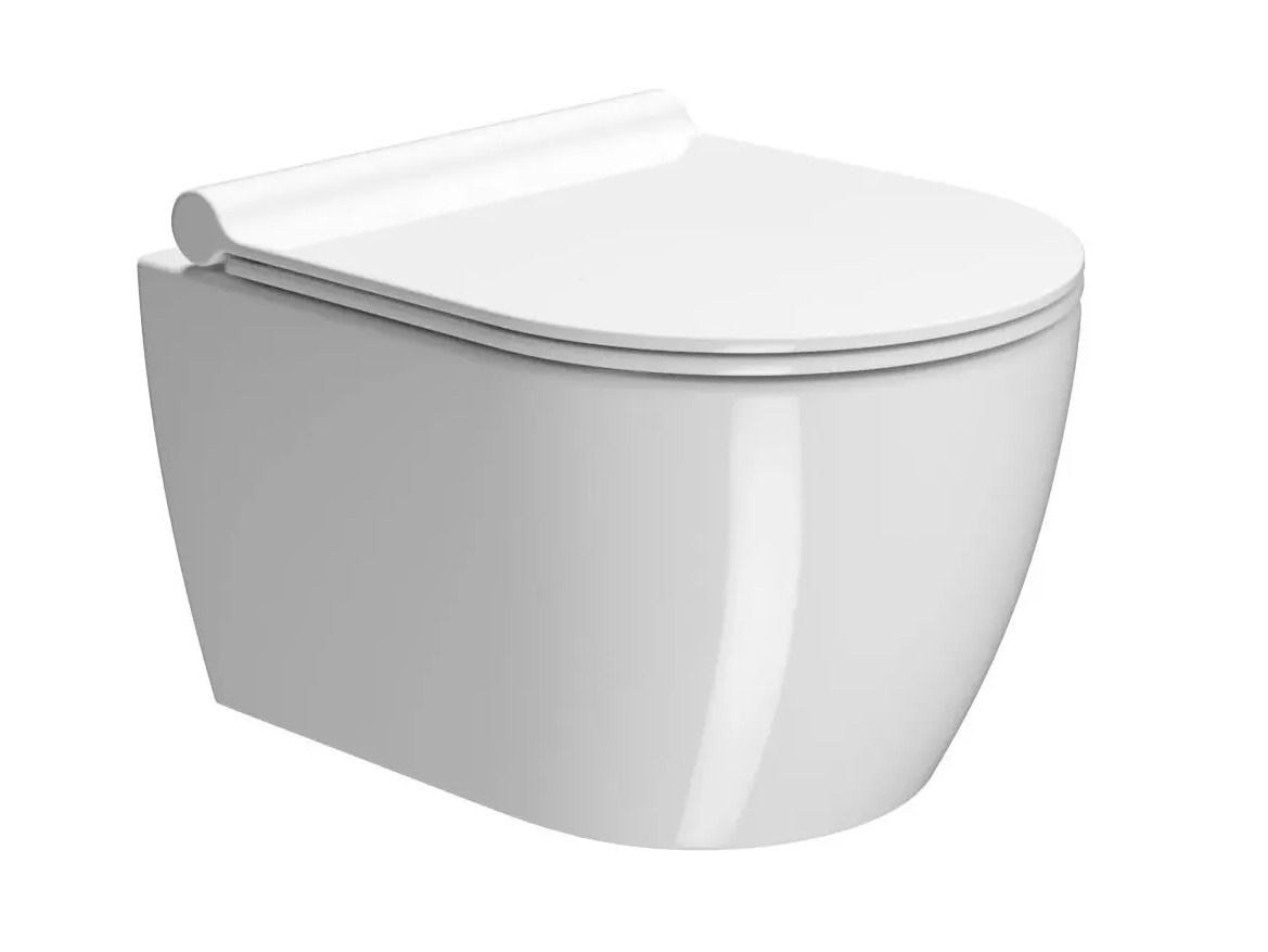 Керамический подвесной туалет с системой слива Swirlflush® GSI ceramica Pura ARCH-00149400