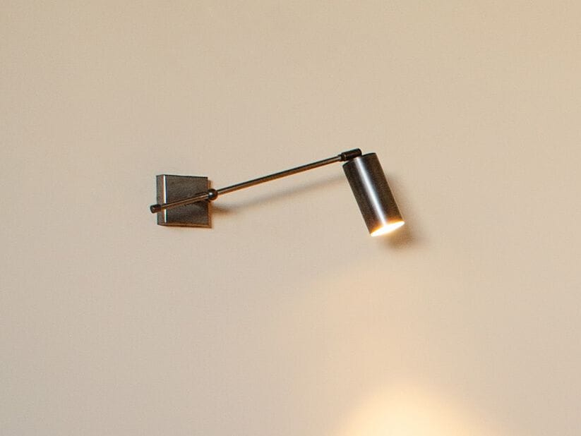 Регулируемый железный светодиодный настенный светильник Renzo Serafini стекло ARCH-00097096