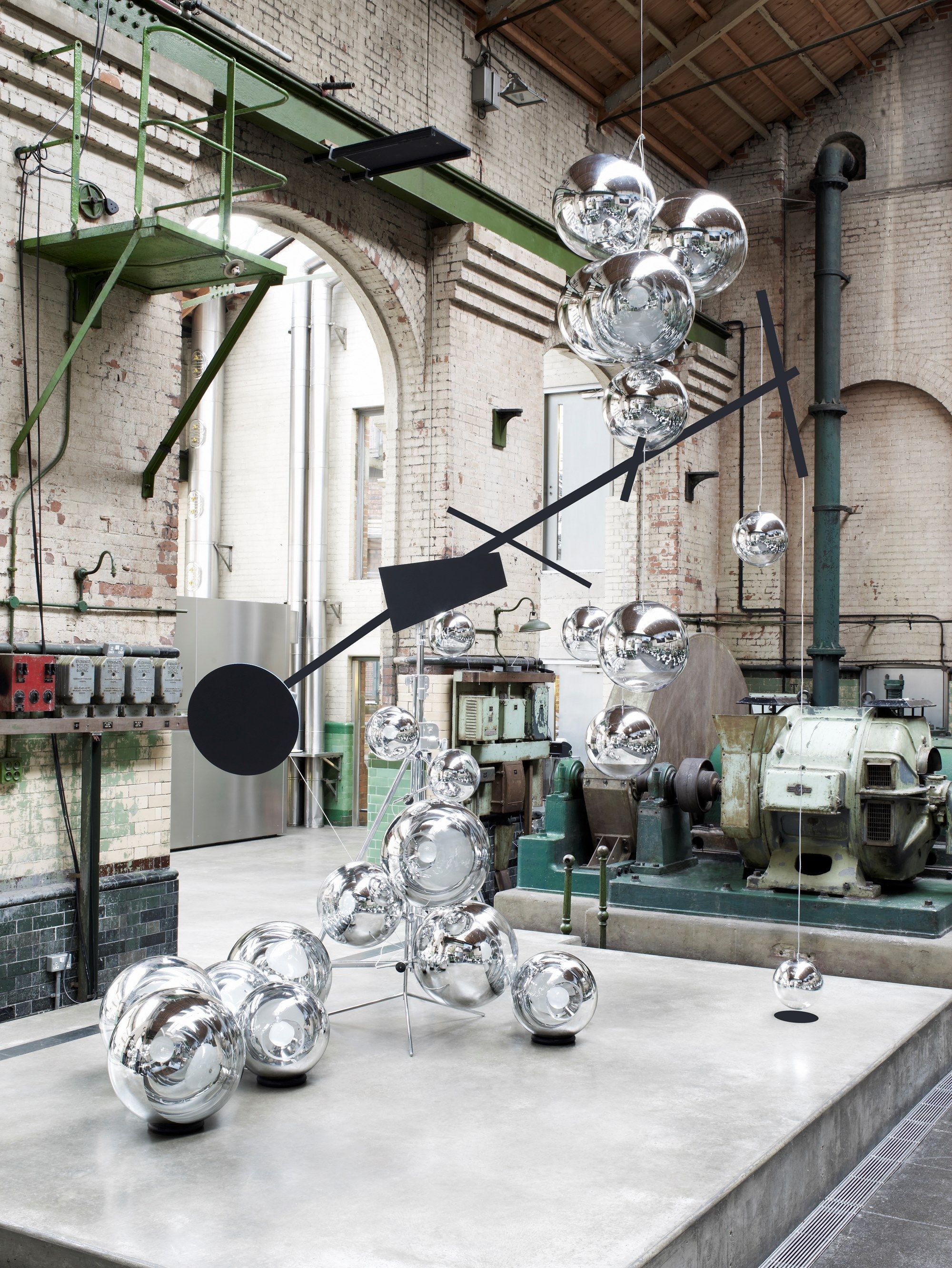 Поликарбонат светодиодный торшер Tom Dixon Mirror Ball ARCH-00112436 - Вид №4