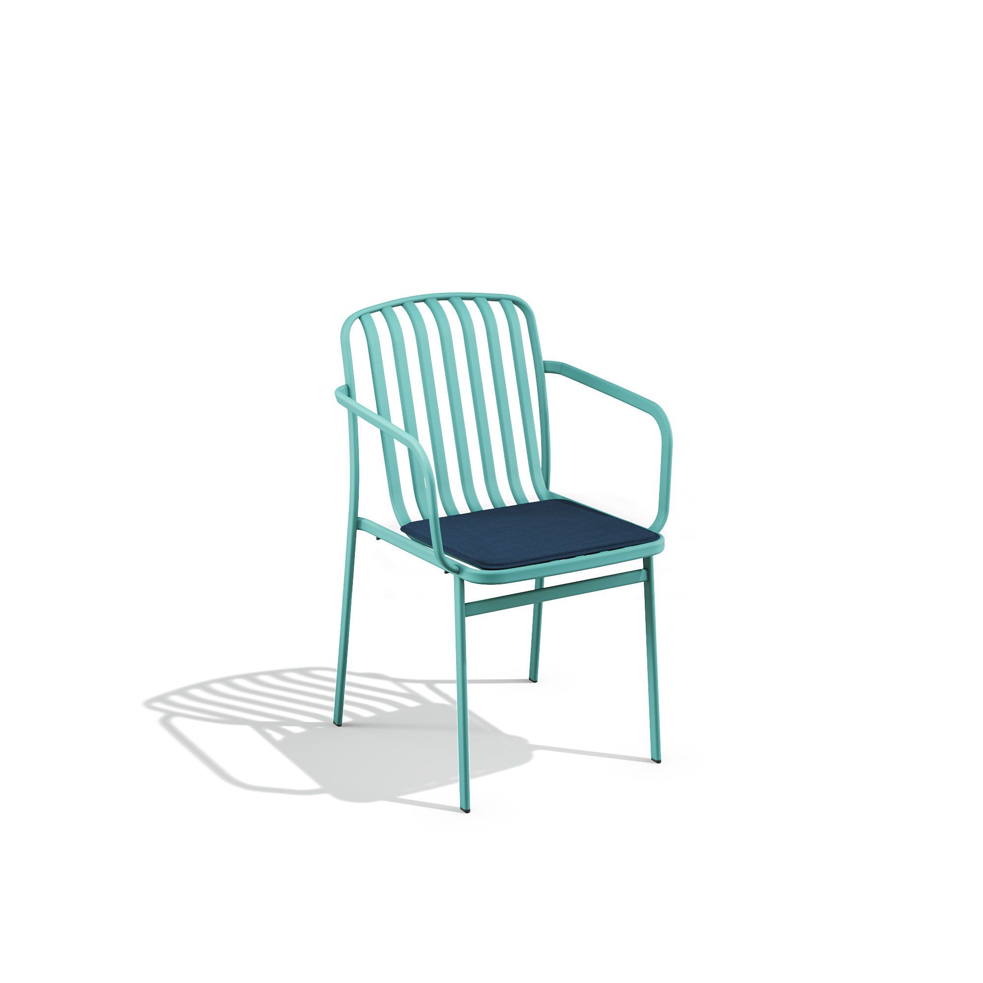 Стальной штабелируемый садовый стул с подлокотниками BABEL D Kano ARCH-00026332