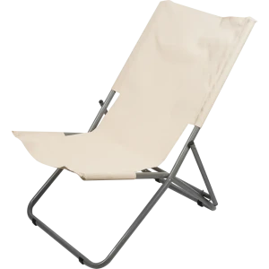 Шезлонг Супернадежный отдых 62.8х93х63.2 см металл/полиэстер бежевый