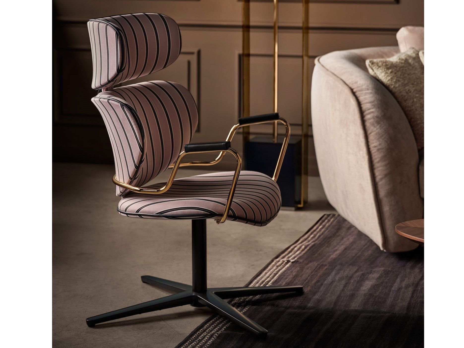 Ткань спиц поворотный стул BLACK TIE Азия ARCH-00057964