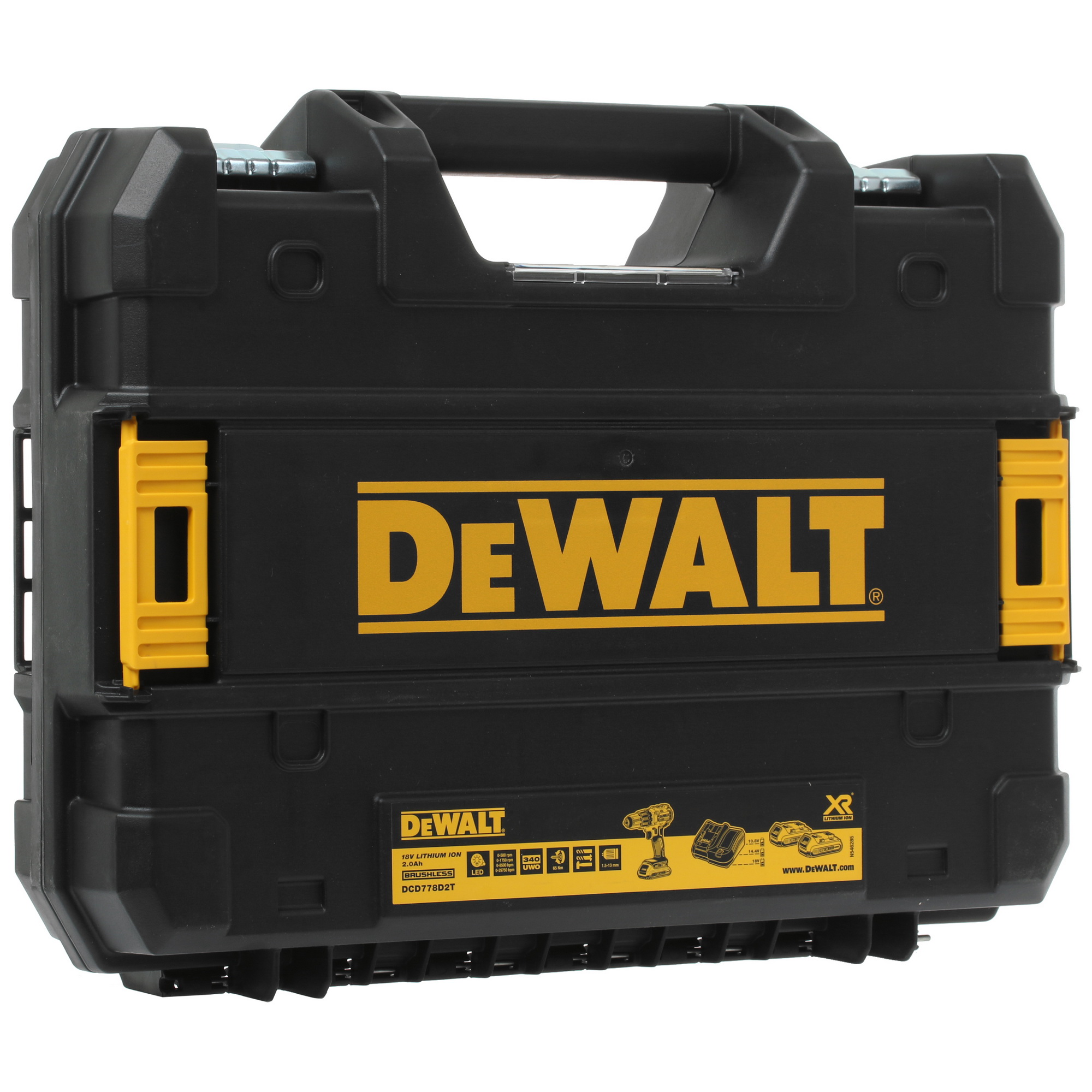 Дрель-шуруповерт DeWalt DCD778D2T-QW XR FLEXVOLТ 18/54V 5344673 STDN-0025184 - Вид №8