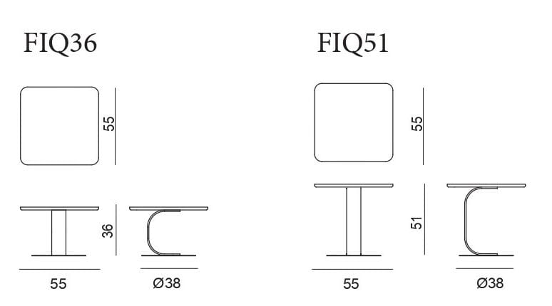Квадратный деревянный сервировочный стол BBB FILIPPO ARCH-00077282 - Вид №3