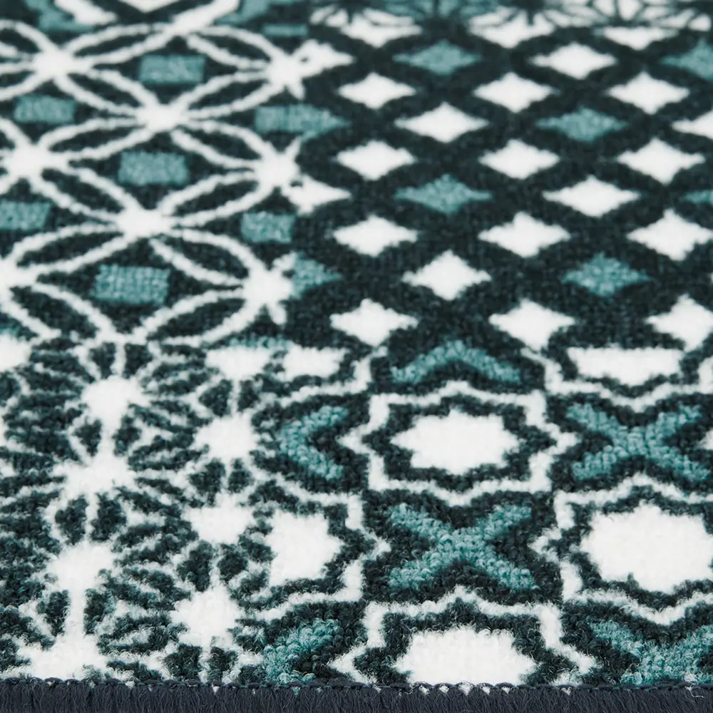 Коврик декоративный нейлон Кристалл 50x80 см цвет синий CTIM STLM-2129978 - Вид №3