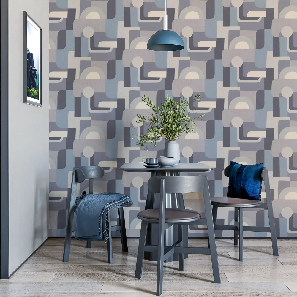 Обои Palitra Home Modern в бежево-серых тонах с абстрактным рисунком 89409480 STLM-1571419 - Вид №5