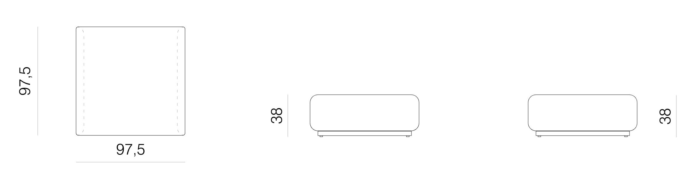 Ткань диван prostoria Klaster ARCH-00034309 - Вид №18