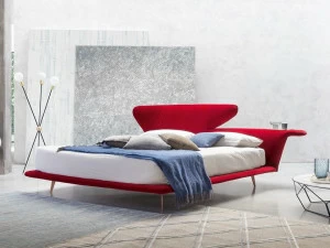 Bonaldo Двуспальная кровать с мягким изголовьем Lovy