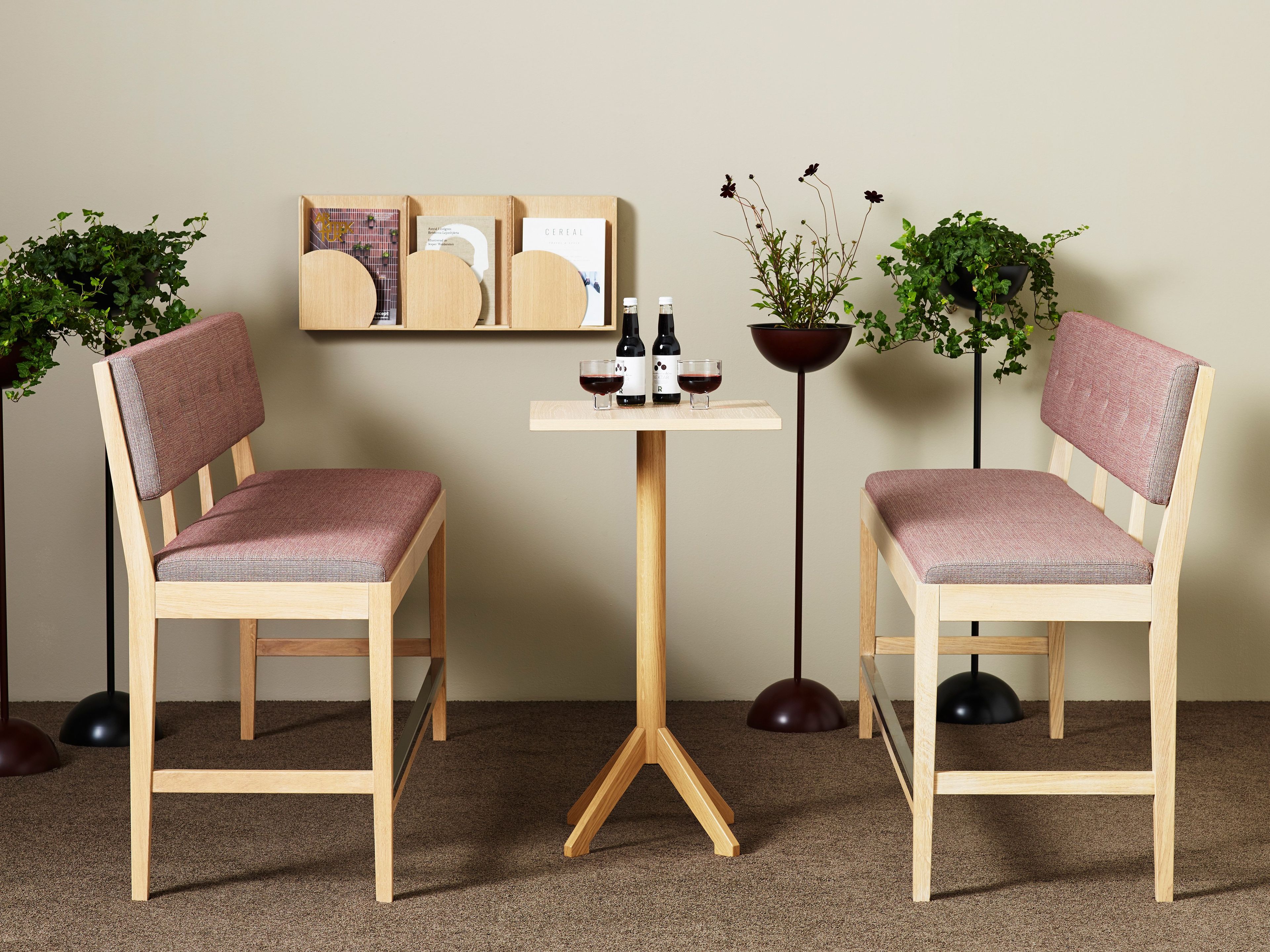 Высокая мягкая скамейка из ткани Karl Andersson FACILE ARCH-00101124 - Вид №5