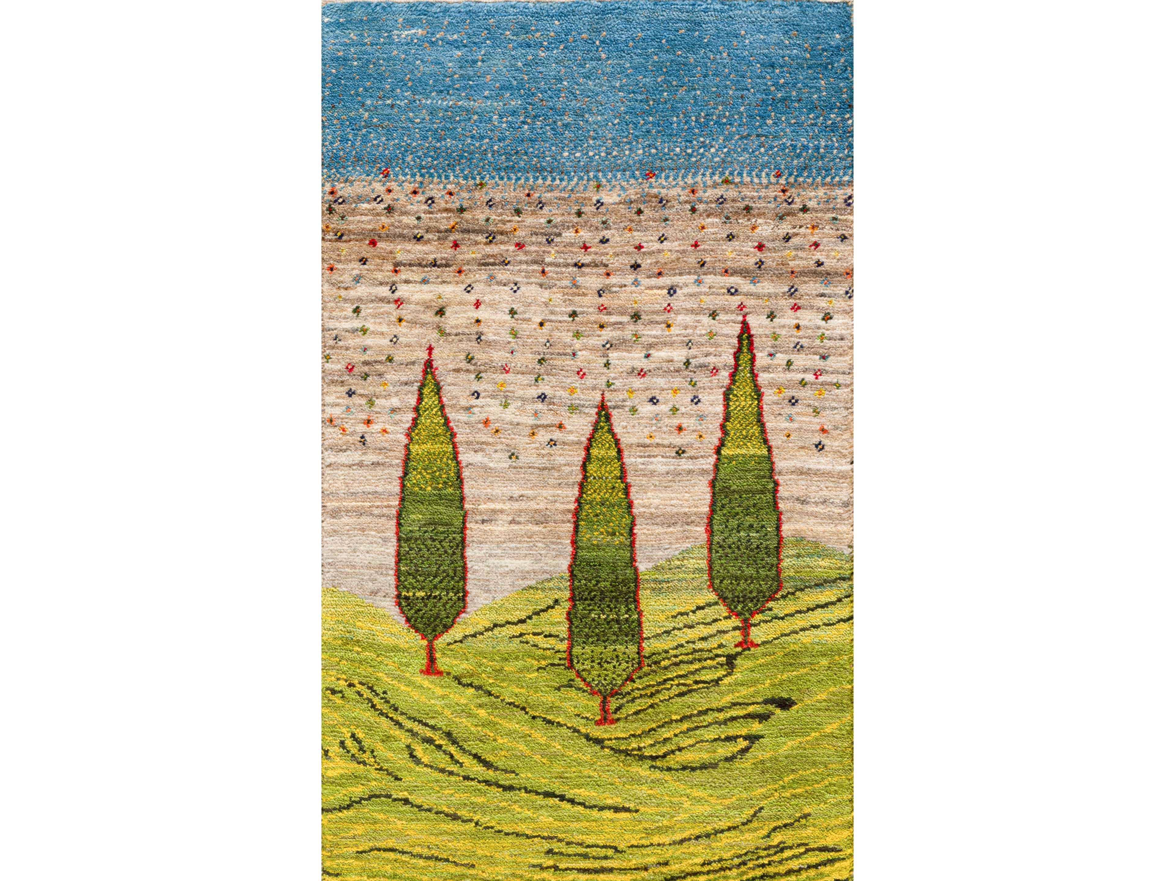 Прямоугольный шерстяной ковер Zollanvari Gabbehs Landscapes ARCH-00110894 - Вид №1