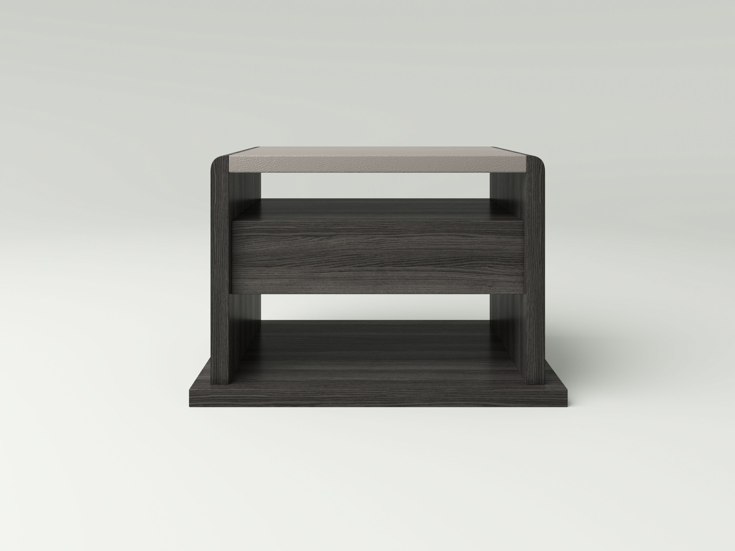 Прямоугольная тумбочка из дуба NITZAN HOME TESSA ARCH-00001450