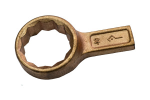 15792425 Накидной ключ КГНО-46 односторонний, укороченный ТУ, ст.40Х, омедненный 51719257 КЗСМИ