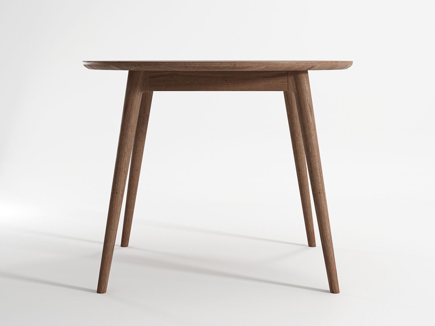 Круглый деревянный стол для гостиной KARPENTER Винтаж ARCH-00079072