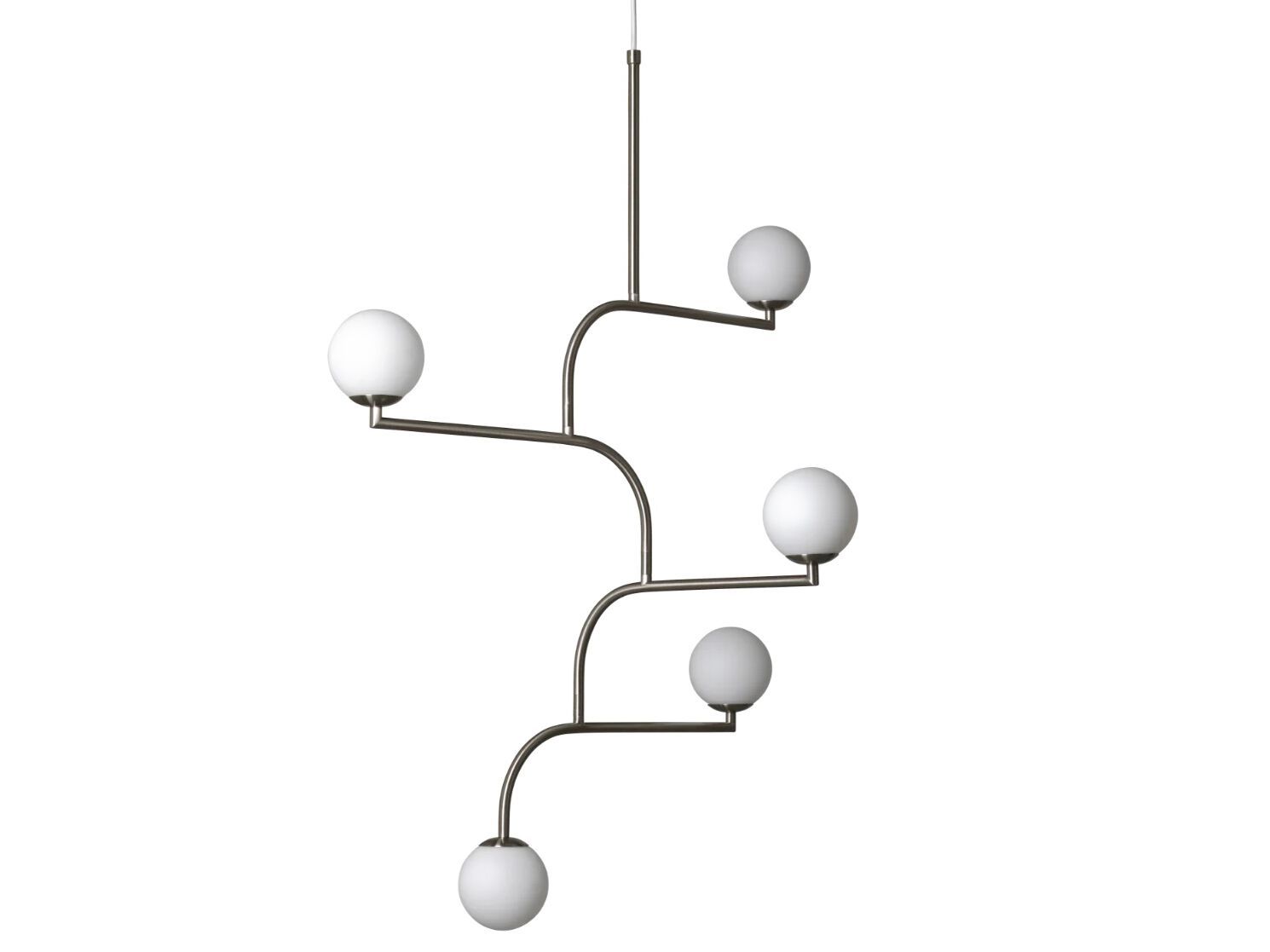 Подвесной светильник из металла и опалового стекла Pholc Mobil ARCH-00097265 - Вид №2