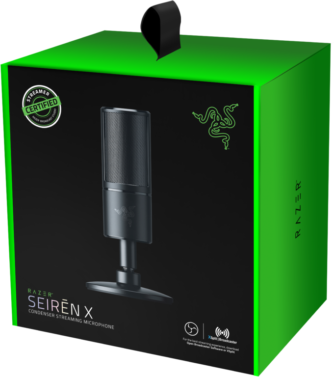 RZ19-02290100-R3M1 seiren x - desktop cardioid condenser microphone - frml packaging Razer Santreyd  - Вид №5