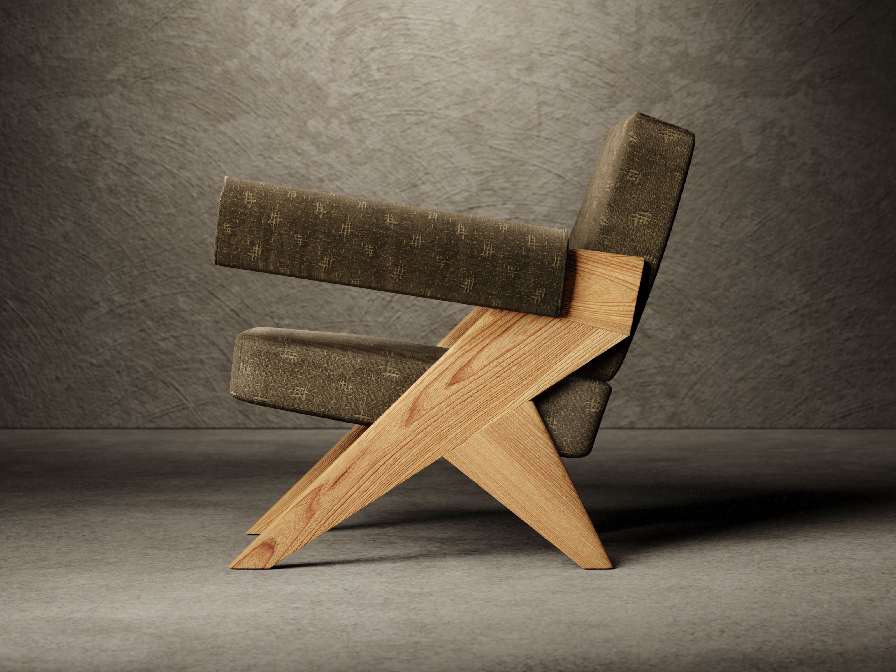 Тканевое кресло с подлокотниками GIOPAGANI SOUVENIR ARCH-00030345 - Вид №1