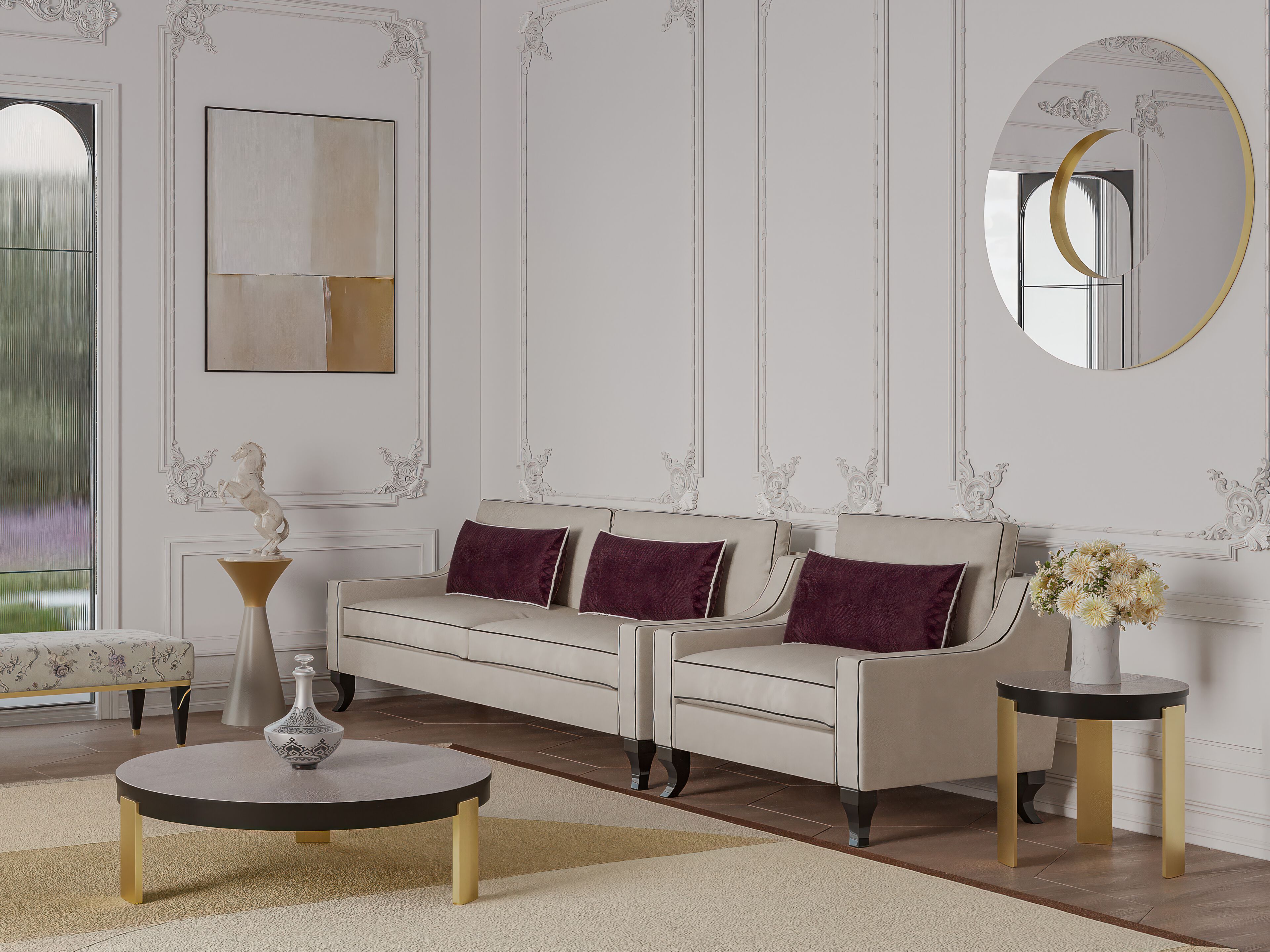 Тканевое кресло с подлокотниками GUERRA VANNI Studio Privè ARCH-00045555 - Вид №1