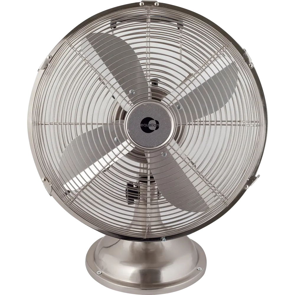 Вентилятор настольный Equation Mini Cooma 40 Вт 30 см цвет нержавеющая сталь STLM-2082198 - Вид №1