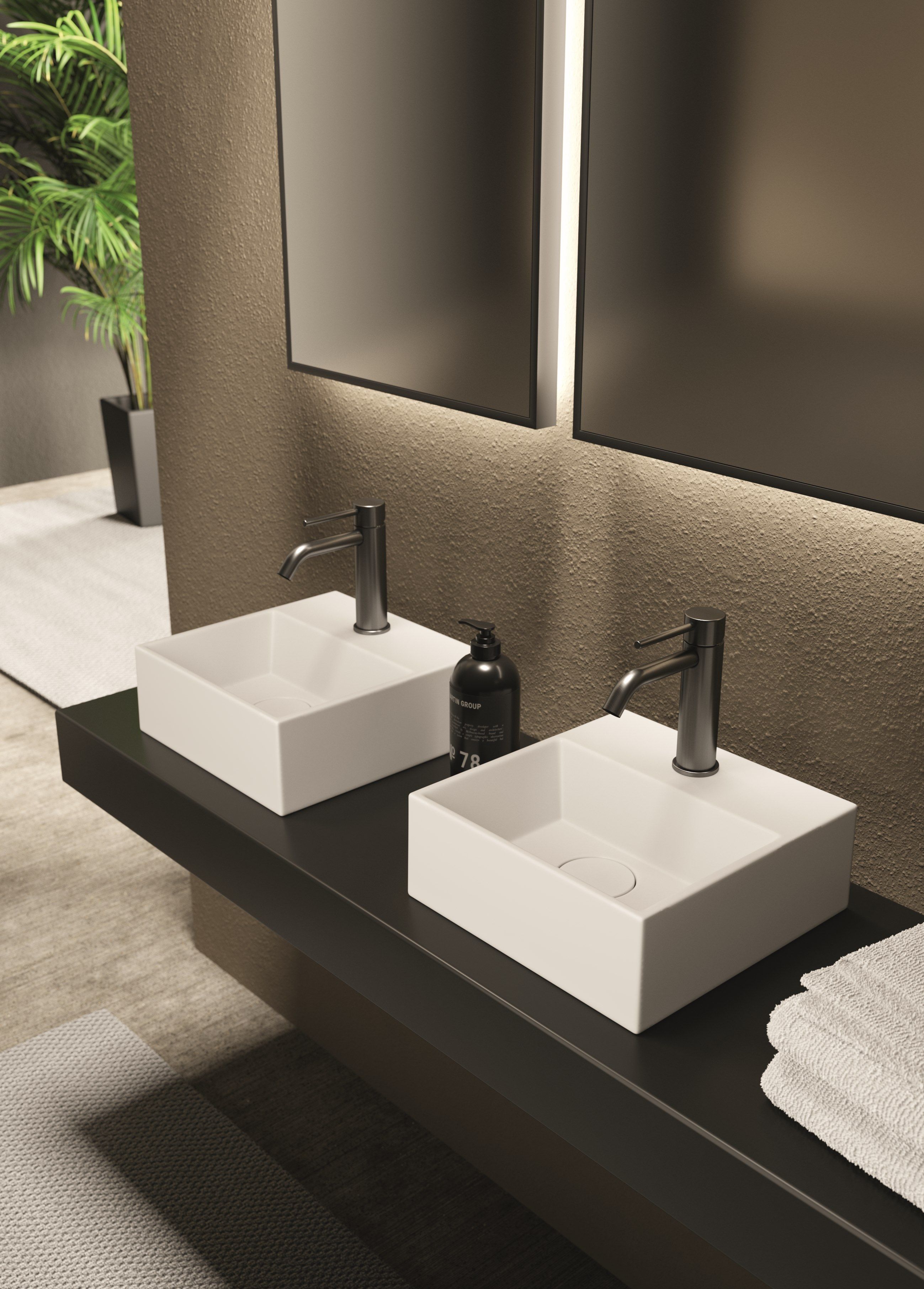 Керамическая квадратная столешница для мытья рук Alice Ceramica ARCH-00137750 - Вид №3