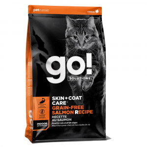 ПР0059250 Корм для котят и кошек Skin + Coat Беззерновой, лосось сух. 3,63кг GO!