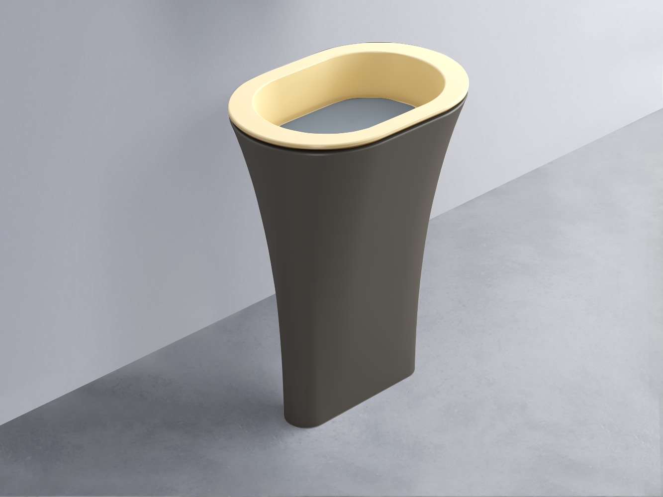 AMLA65-CN+AMPILO-BR+AMCOLO-FN Раковина Amedeo Ovale отдельностоящая cielo Enjoy + Amedeo Ceramica Cielo